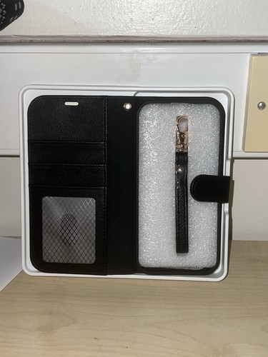 Ocase black leather iphone - ocase,