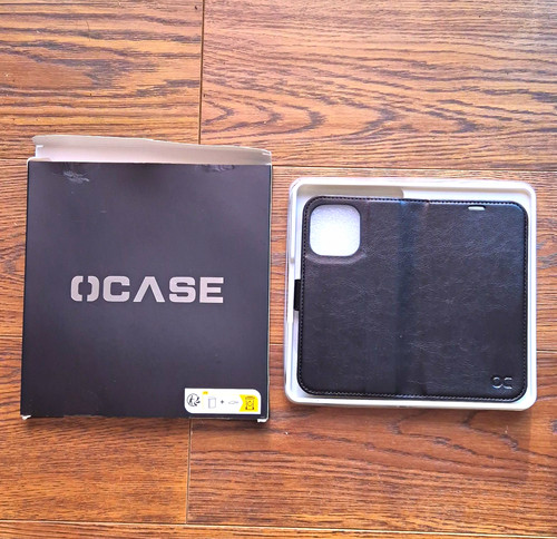 Ocase black folio wallet - black,